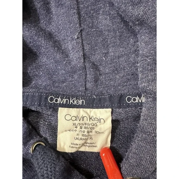 Calvin Klein Immerge Long Sleeve French Terry Pullover Hoodie Size XL - Picture 6 of 7